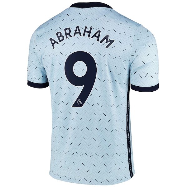 Camiseta Chelsea NO.9 Abraham 2ª 2020-2021 Azul